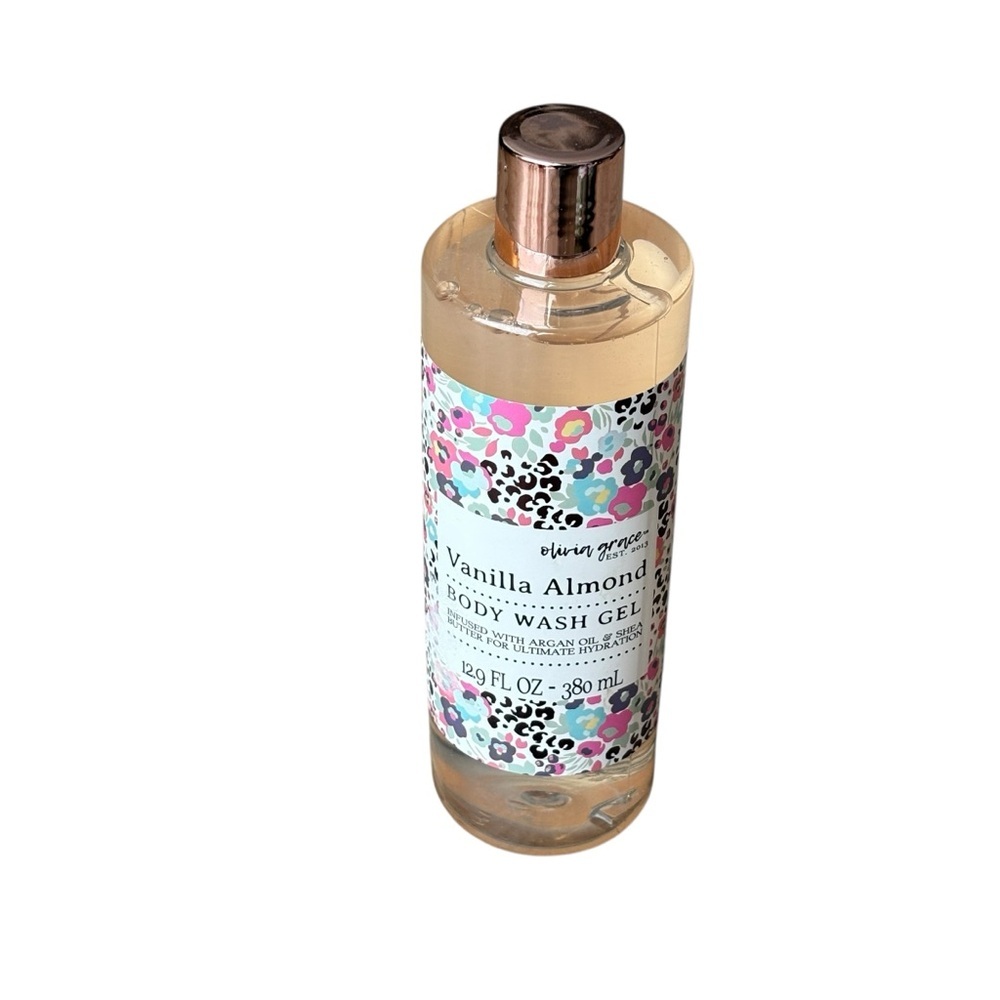 Olivia Grace Vanilla Almond Body Wash Gel 12.9 fl oz